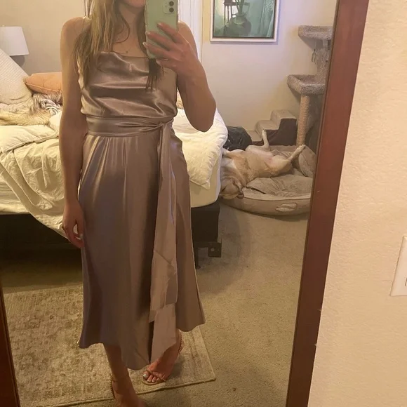 Satin Bridesmaids dress - Picture 3 of 7